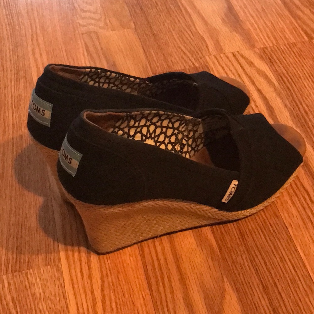 Toms Calypso' Canvas Wedge Size 8.5